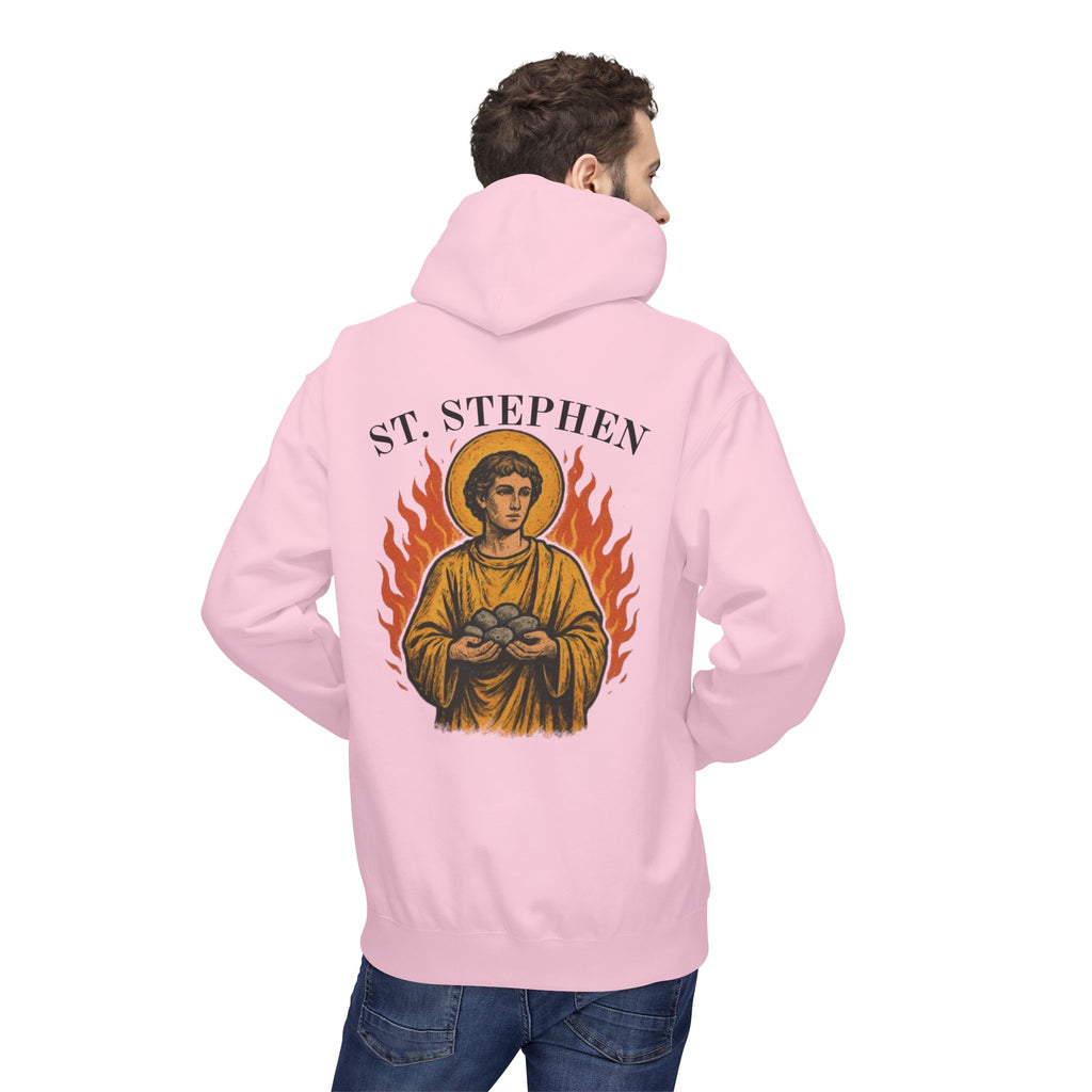 St. Stephen Fleece Hoodie - Victorium Saint Collection