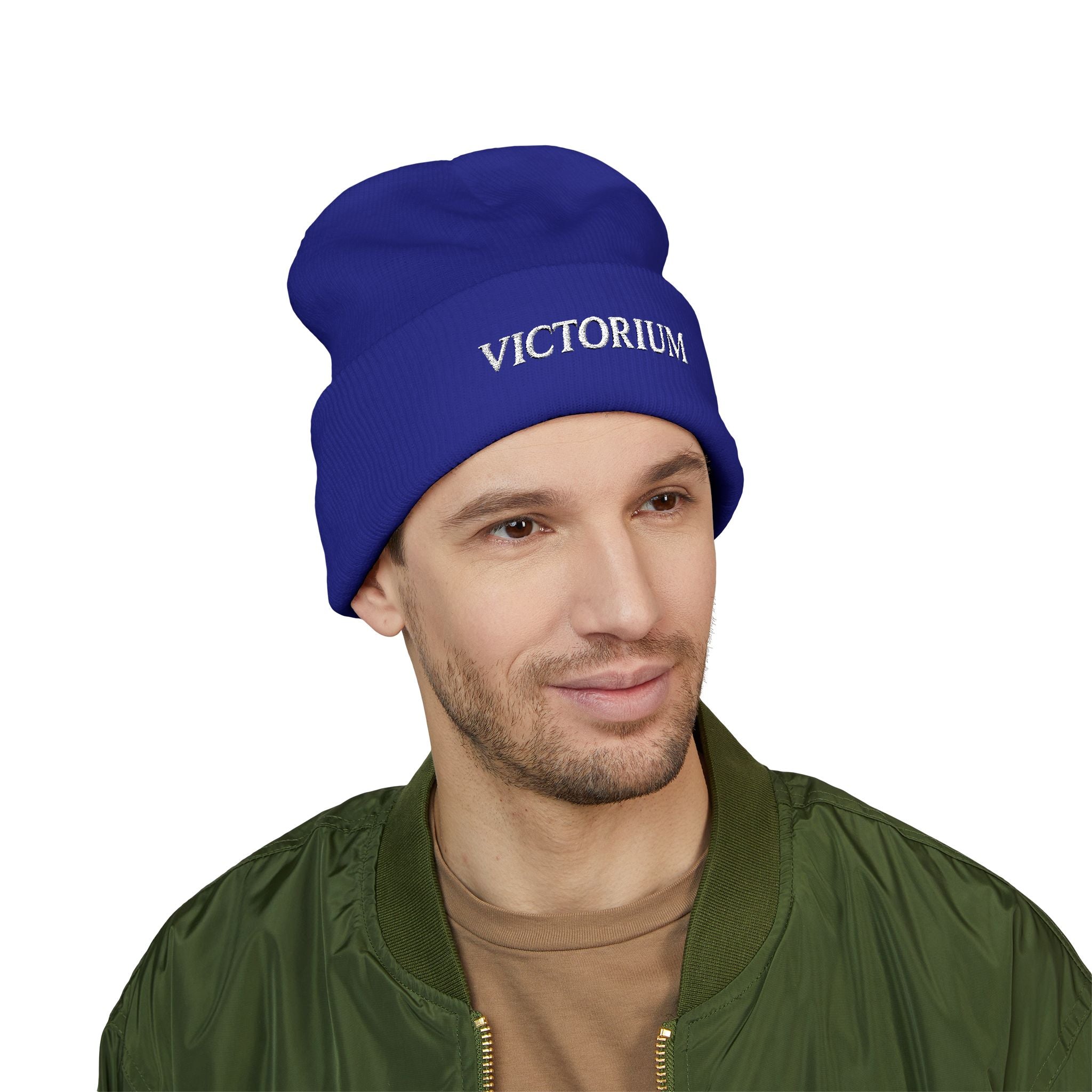 Victorium Unisex Embroided Beanie