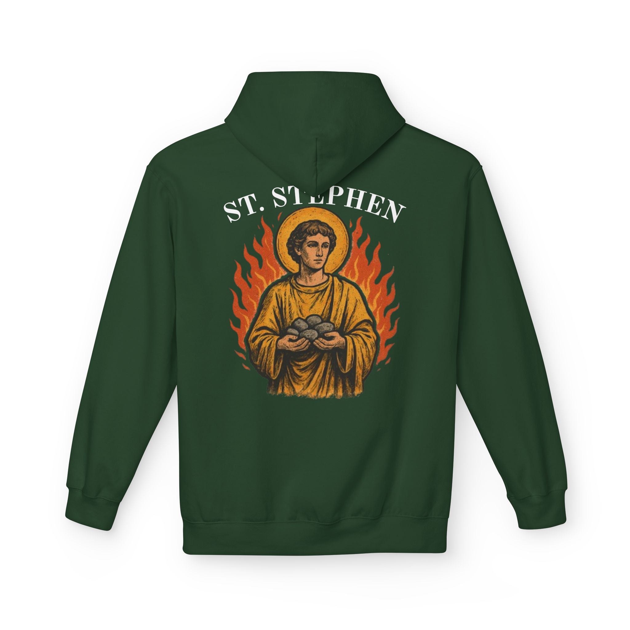 St. Stephen Fleece Hoodie - Victorium Saint Collection