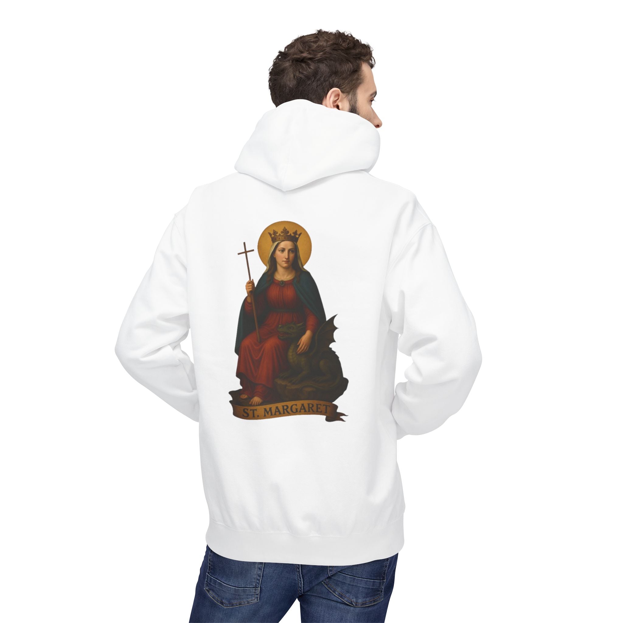St. Margaret Fleece Hoodie — Victorium Saint Collection