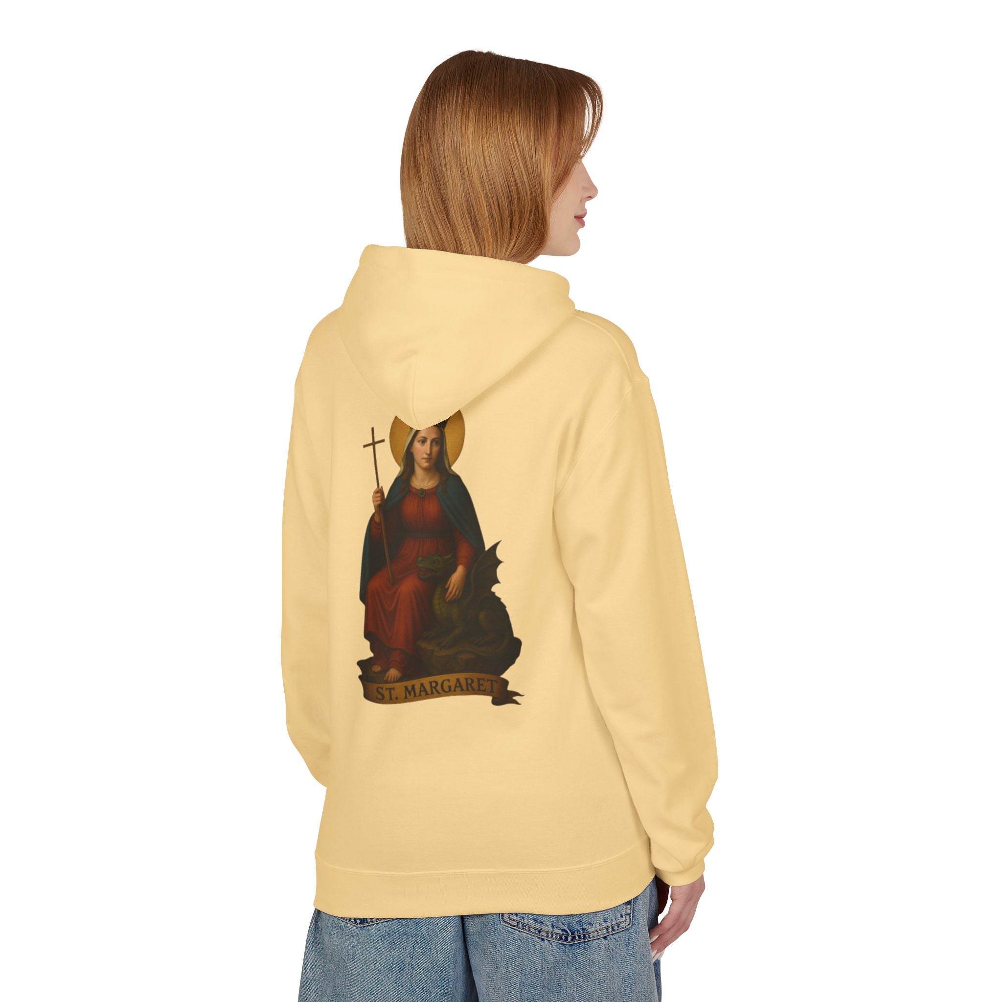 St. Margaret Fleece Hoodie — Victorium Saint Collection