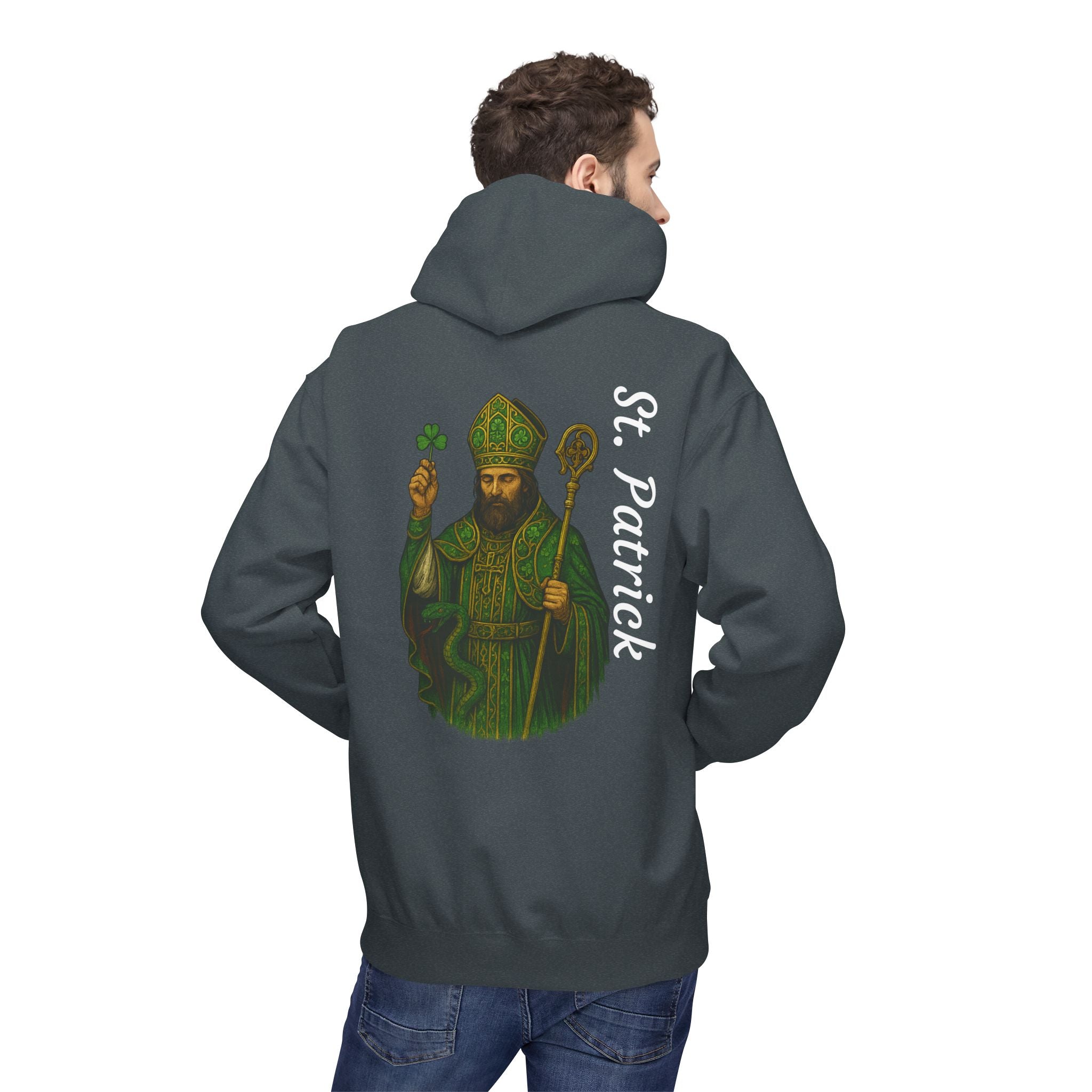 St. Patrick Fleece Hoodie - Victorium Saint Collection