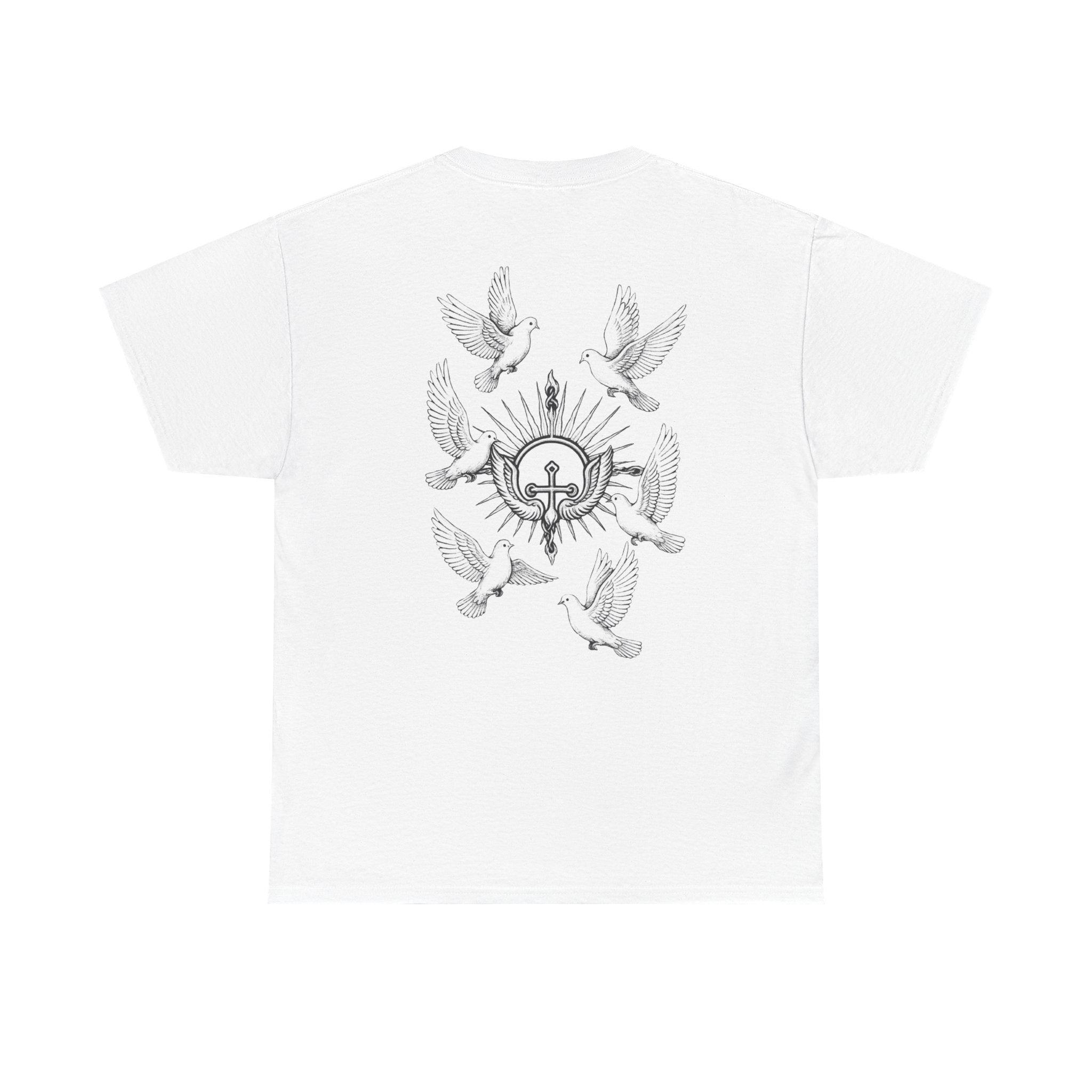 Dove Surrounded Victorium Logo Unisex Tee