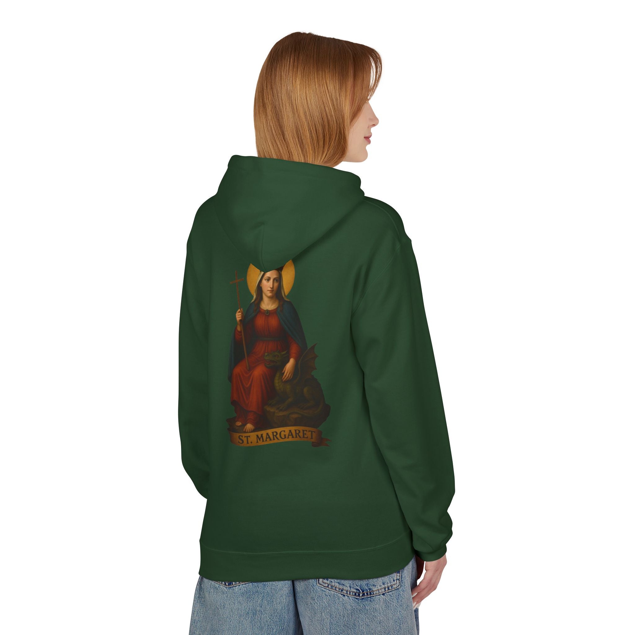 St. Margaret Fleece Hoodie — Victorium Saint Collection