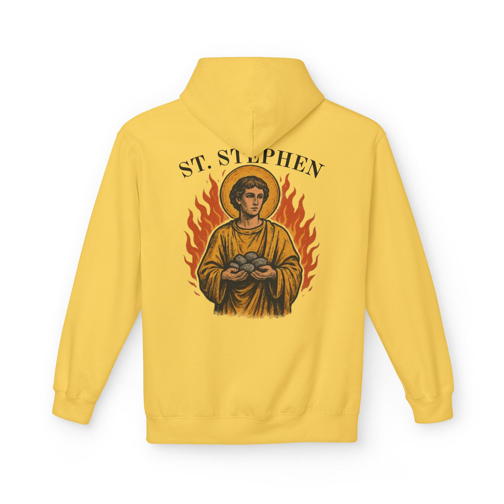 St. Stephen Fleece Hoodie - Victorium Saint Collection