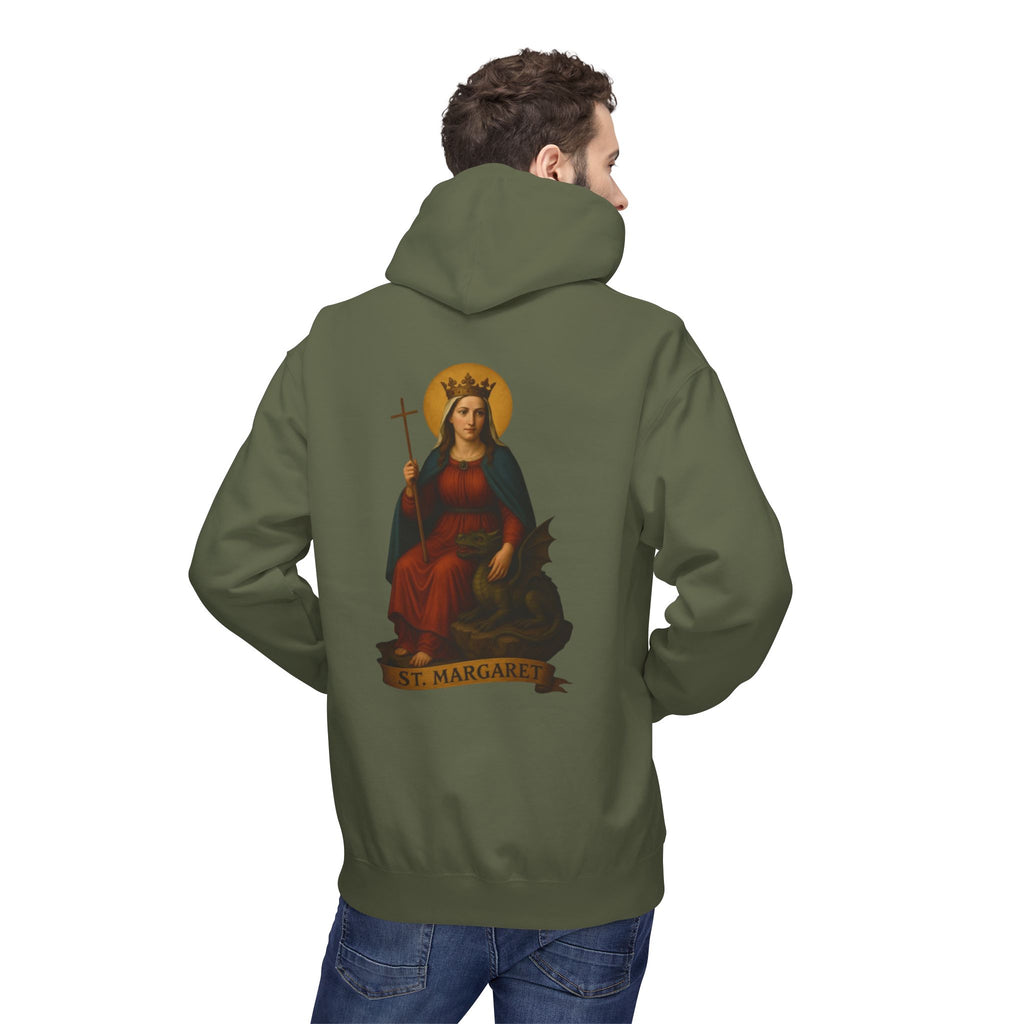 St. Margaret Fleece Hoodie — Victorium Saint Collection