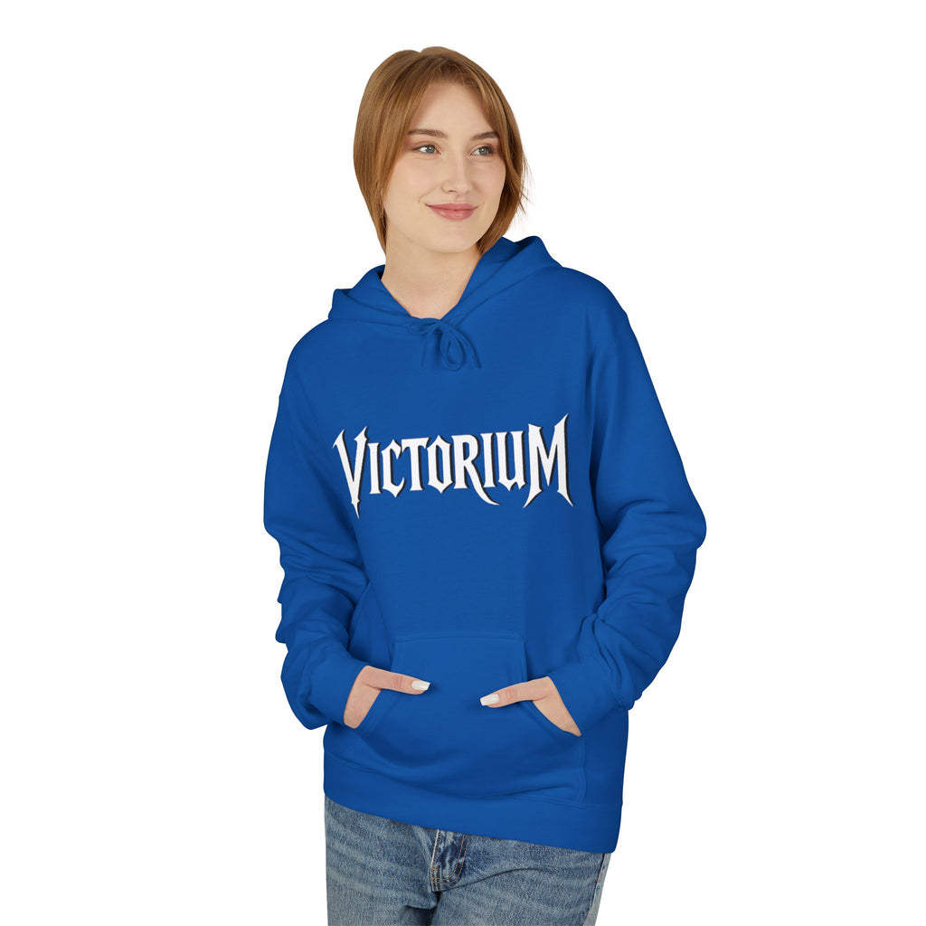 Dove Surrounded Victorium Logo Unisex Fleece Hoodie