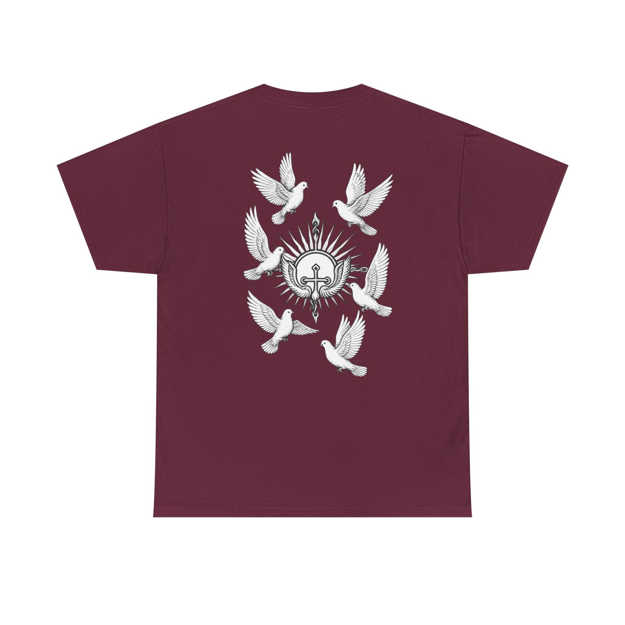 Dove Surrounded Victorium Logo Unisex Tee