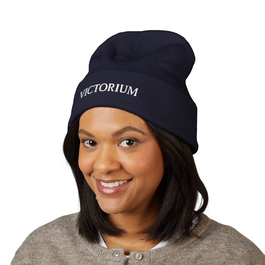 Victorium Unisex Embroided Beanie