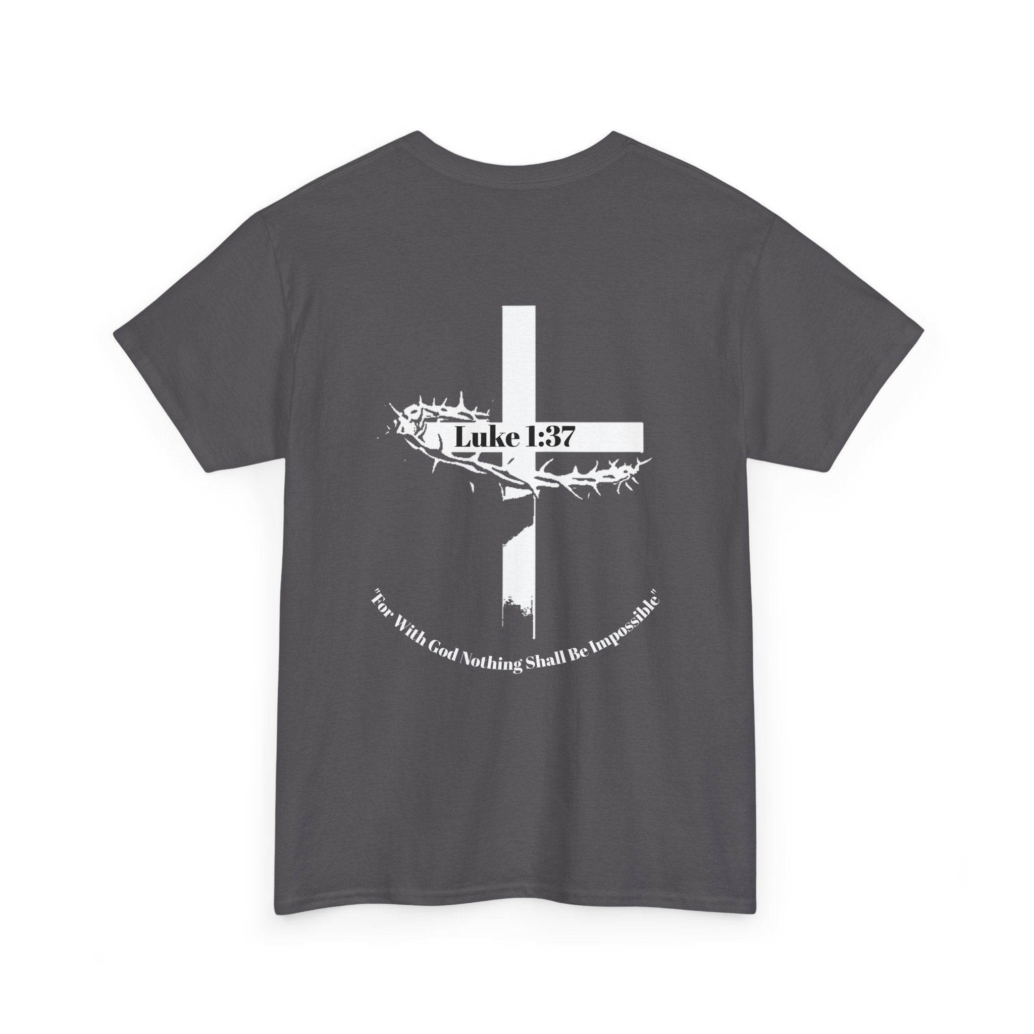 Victorium Cross Tee-Shirt with Crown of Thorns