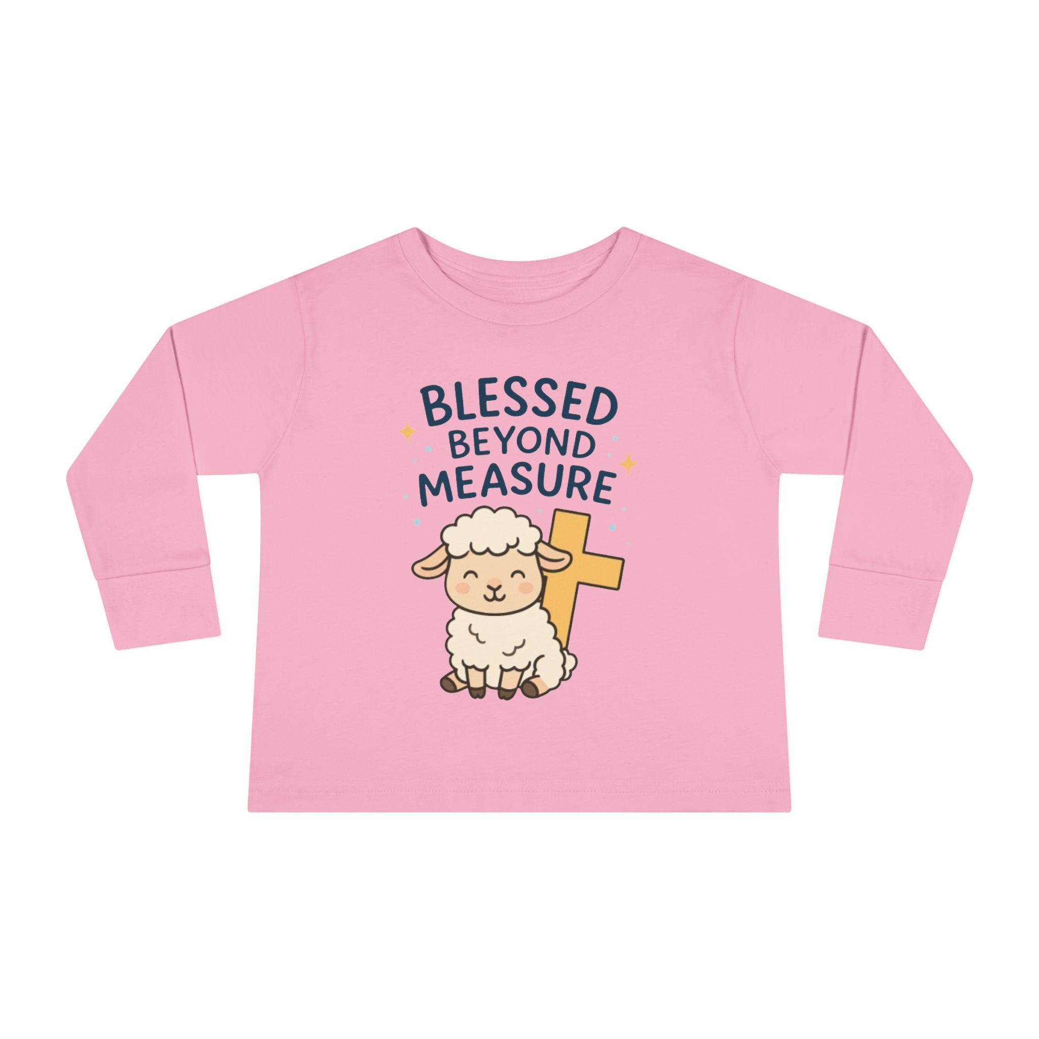 Blessed Beyond Measure - Victorium Toddler Long Sleeve Tee