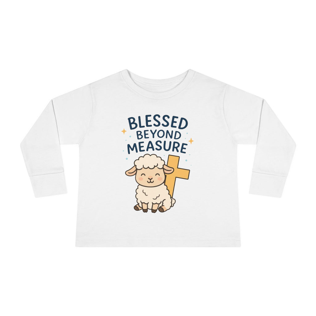 Blessed Beyond Measure - Victorium Toddler Long Sleeve Tee