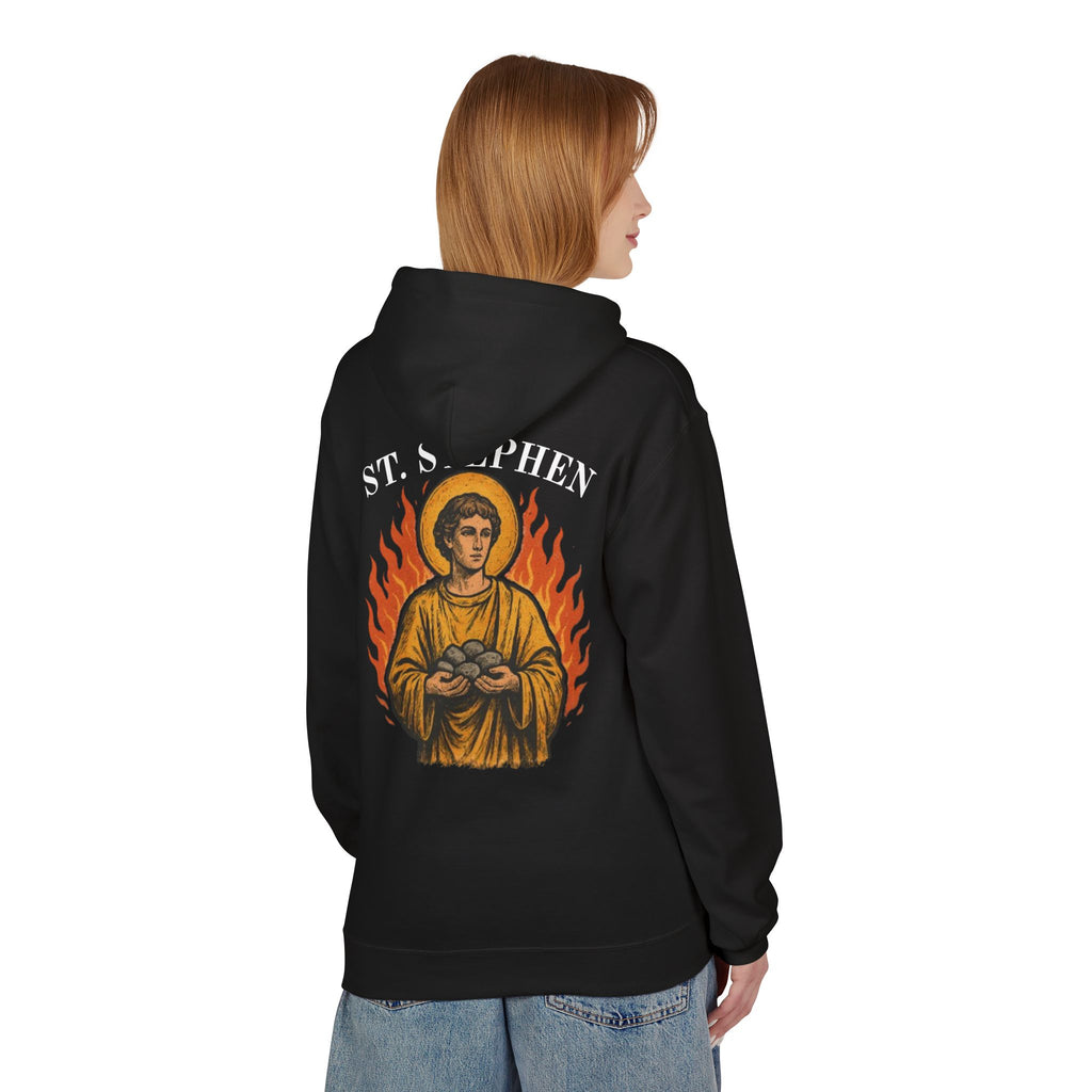 St. Stephen Fleece Hoodie - Victorium Saint Collection