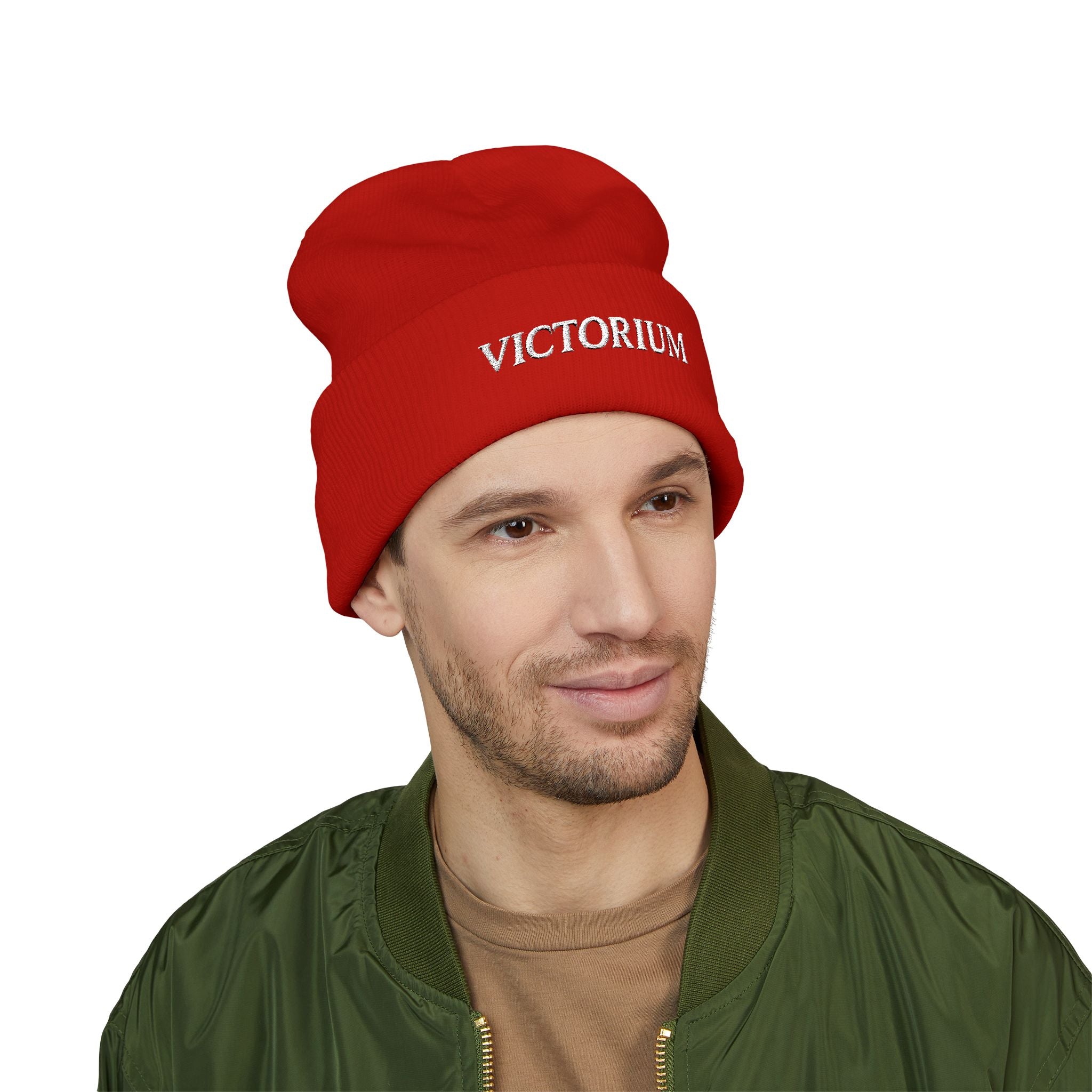 Victorium Unisex Embroided Beanie