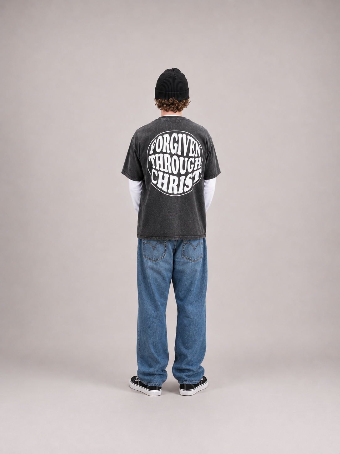 Forgiven Through Christ - Black